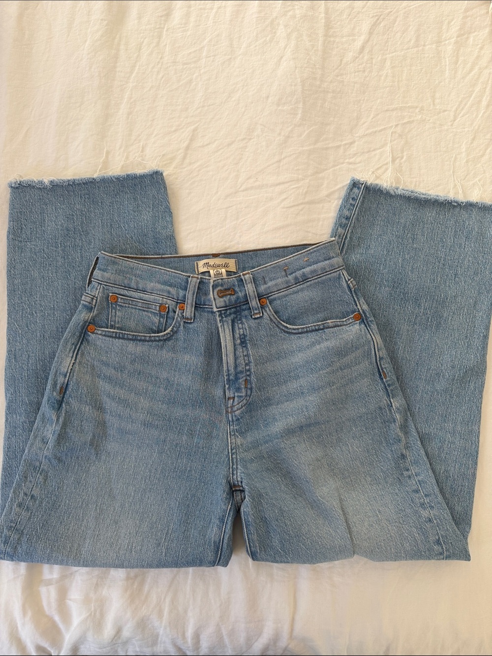Madewell Light Blue Straight Leg Jeans